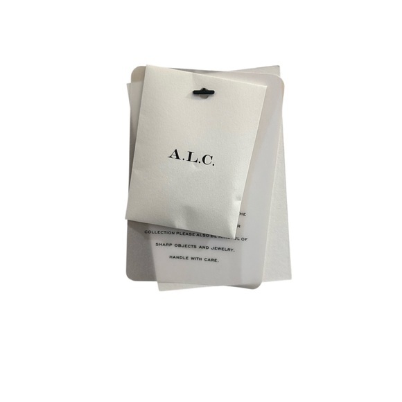 NWT A.L.C. River Linen & Cotton Double Breasted Peak Lapel Blazer Jacket, Size 8 - Picture 6 of 9